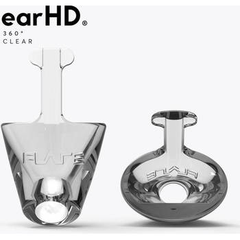 EARHD® 360 Transparant Flare Audio Een klein oordopje dat stress vermindert verhoogt geluidskwaliteit