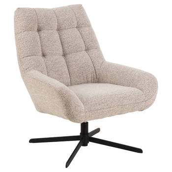 Pary fauteuil draaifunctie beige.