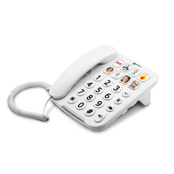 Geemarc PhotoPhone 110 eenvoudige telefoon met ringleiding