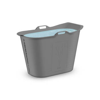 FlinQ Bath Bucket Premium - Badkuip - Zitbad - 165L - Grijs