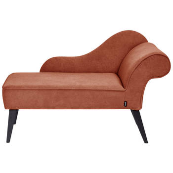 Beliani BIARRITZ - Chaise longue-Rood-Polyester