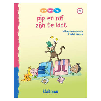 Uitgeverij Kluitman Lees lees lees pip en raf zijn te laat (AVI-M3)