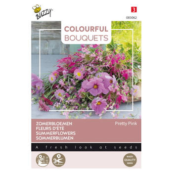 Buzzy - Colourful Bouquets, Pretty Pink (Roze tinten)