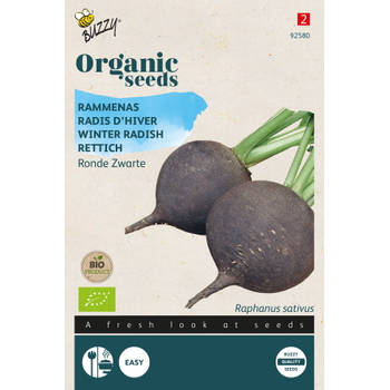 Buzzy - Organic Rammenas Ronde Zwarte (BIO)