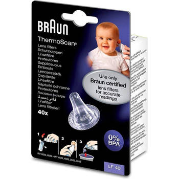 Braun - lensfilters LF40 - voor alle Braun Thermoscan oor thermometers