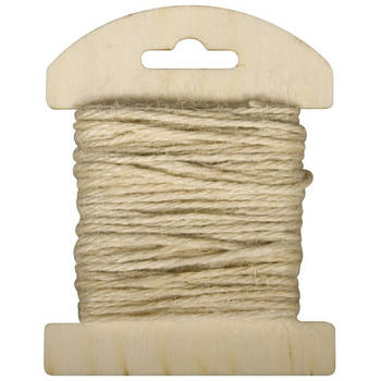 Jute touw decoratie/hobby materiaal 10m x 1,5 cm - Touwen