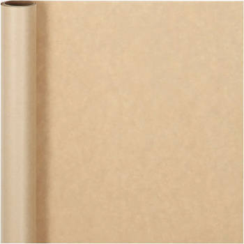 Rol inpakpapier/cadeaupapier - 1x - naturel/DIY - 500 x 50 cm - Cadeaupapier