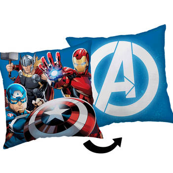 Marvel Avengers Sierkussen Logo - 35 x 35 cm - Polyester