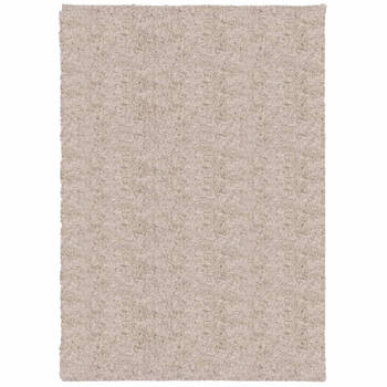 vidaXL Vloerkleed PAMPLONA shaggy hoogpolig modern 160x230 cm beige