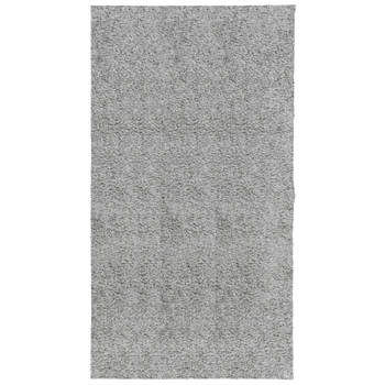 vidaXL Vloerkleed PAMPLONA shaggy hoogpolig modern 80x150 cm grijs