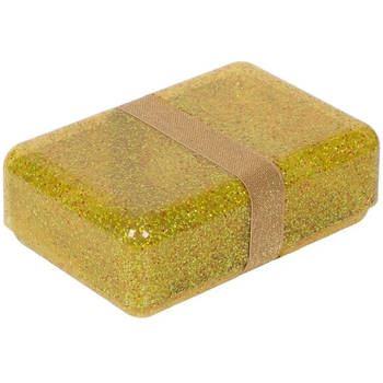A Little Lovely Company Lunchbox - Glitter Goud