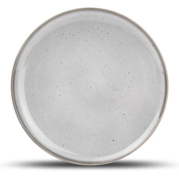 Cookinglife Ontbijtbord Freckles - Grijs - ø 19.5 cm