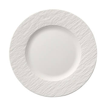 Villeroy & Boch Ontbijtbord Manufacture Rock - Wit - ø 22 cm