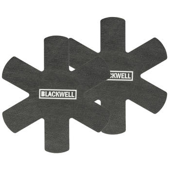 Blackwell Pannenbeschermers Zwart ø 38 cm - 2 stuks