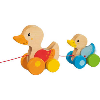 Goki Family duck, pull-along animal L= 27