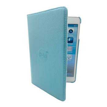 HEM iPad hoes geschikt voor iPad 5/ iPad 6/ iPad Air/ iPad Air 2 - 9.7 Inch - Lichtblauw - Draaibare hoes - Met Stylus