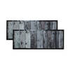 Deurmat "Jack's Door" - 2 stuks - 45x125cm - binnen - droogloopmat - hout