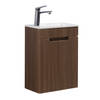 Badplaats Toiletmeubel Thermis 40cm - bruin teak