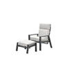 Garden Impressions Max verstelbare fauteuil inclusief voetenbank