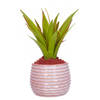 Ideas4seasons Bloempot/plantenpot - zachtroze - voor kamerplant - D14 x H10 cm - Plantenpotten