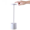 Design Led Diner tafellamp - Wit – Touch bediening – Dimbaar (Met ingebouwde Accu)