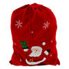 Kerst Cadeauzak - Kerstman - 70 x 50 cm - Vilt - Rood