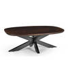 Livingfurn - Salontafel Jesper Brown 120cm - Mangohout / Gecoat Staal