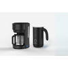 Westinghouse - Basic Serie set - Melkopschuimer Zwart + Koffiezetapparaat Zwart