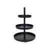 HIT Metalen Etagere - 3 laags - 25 x 35 cm - Zwart