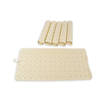 6x Anti-Schimmel beige Badmat rubber Badkamer mat Diameter:102cm Douchemat 36cm*76cm