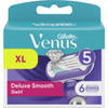 Gillette Venus Deluxe Smooth Swirl Scheermesjes Voor Vrouwen - 6 Navulmesjes - Voordeelverpakking (2x3 stuks)