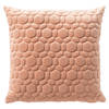 Dutch Decor - KAISA - Kussenhoes 45x45 cm - 3D - print - effen kleur - Pink Sand - roze