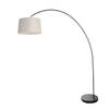 Mexlite vloerlamp Solva - zwart - metaal - 3905ZW