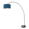 Mexlite vloerlamp Solva - zwart - metaal - 3900ZW