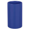 Spirella Badkamer drinkbeker/tandenborstelhouder Sienna - porselein - glans blauw - 7 x 11 cm - Tandenborstelhouders