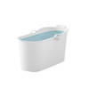FlinQ Bath Bucket XXL - Incl Massagefunctie - 230L - Wit