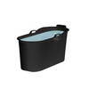 FlinQ Bath Bucket XXL - Incl Massagefunctie - 230L - Zwart