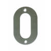 AMIG Huisnummer 0 - massief Inox RVS - 10cm - incl. bijpassende schroeven - zilver - Huisnummers