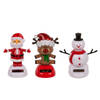 Out of the Blue - Solar bewegende kerst figuren - set 3x st - 10,5 cm - Kerstbeeldjes