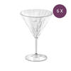 Koziol - Superglas Club No. 12 Cocktailglas 250 ml Set van 6 Stuks - Kunststof - Transparant