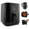 Rockerz Airfryer Deluxe - Heteluchtfriteuse - Inhoud 5.5 liter - 1900 Watt - Automatisch uitschakelen - 70% minder vet