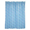 MSV Douchegordijn met ringen - blauw tegels patroon - PVC - 180 x 200 cm - wasbaar - Douchegordijnen