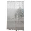 MSV Douchegordijn - transparant druppels patroon - PVC - 180 x 200 cm - wasbaar - Douchegordijnen