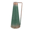 Clayre & Eef Decoratie Kan 14x12x31 cm Groen Metaal Tuindecoratie Groen Tuindecoratie