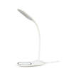 Gembird TA-WPC10-LED-01-W Bureaulamp - Met draadloze oplader Qi - USB - 10W - LED - Wit