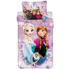 Disney Frozen Dekbedovertrek Elsa en Anna - Eenpersoons - 140 x 200 cm - Katoen