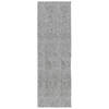 vidaXL Vloerkleed PAMPLONA shaggy hoogpolig modern 80x250 cm grijs
