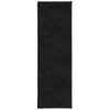 vidaXL Vloerkleed PAMPLONA shaggy hoogpolig modern 80x250 cm zwart