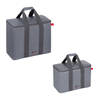 Resto Kitchenware Koeltasset Polis - Donkergrijs - 23 + 30 Liter