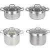 Resto Kitchenware Kookpan Libra 3.6 + 4.6 + 8 + 10 Liter - Inductie en alle andere warmtebronnen